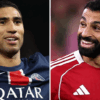 Hakimi And Salah Don Enter Shortlist For African Player Of Di Year