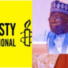 Amnesty International Beg Tinubu Make E Rethink Pardon For People Wey Dem Don Convict For Crime