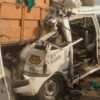 Driver Land For Hospital After Two Trailer Jam For Lagos-Ibadan Expressway