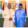 Tinubu Welcome Catholic Archbishop Kaigama For Aso Rock
