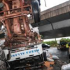 One Kpai, As Multiple Crashes Block Otedola Bridge