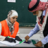 Palestinians Line Up Vote for First Election Since Gaza War
