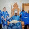 Chelsea Crew, Victor Moses Pay Curtesy visit to Oba Elegushi Palace for Lagos