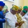 Tinubu salute Muslims for Eid, say goment dey work round di clock to fix Naija