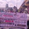 NANS Students Rise To Protest For Di 42 Borno Pupils Wey Kidnap Carry