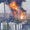 Ukraine Drone Blast Moscow Refinery