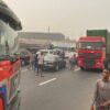 Accident Block Lagos-Ibadan Expressway As Rescue Team Clear Kara Bridge Scene