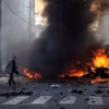 Fresh Russian Strike Hit Ukraine Before NATO Meeting