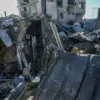 War Damage Building Collapse Kills 16 For Gaza City