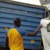 Two Container Trucks Kpai Mama And Her Pikin For Lagos